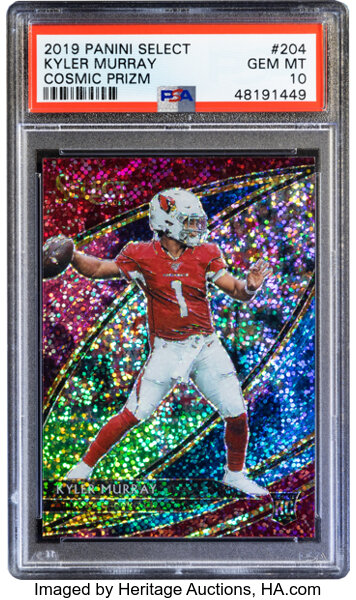 2019 Kyler Murray Panini fashion Prizm Gem Mint 10