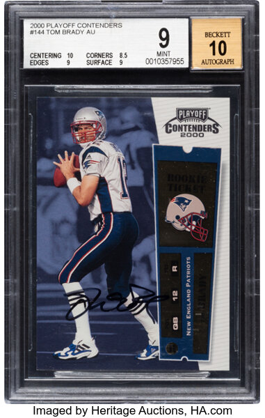 How to Spot a Fake 2000 Playoff Contenders Tom Brady Rookie Card