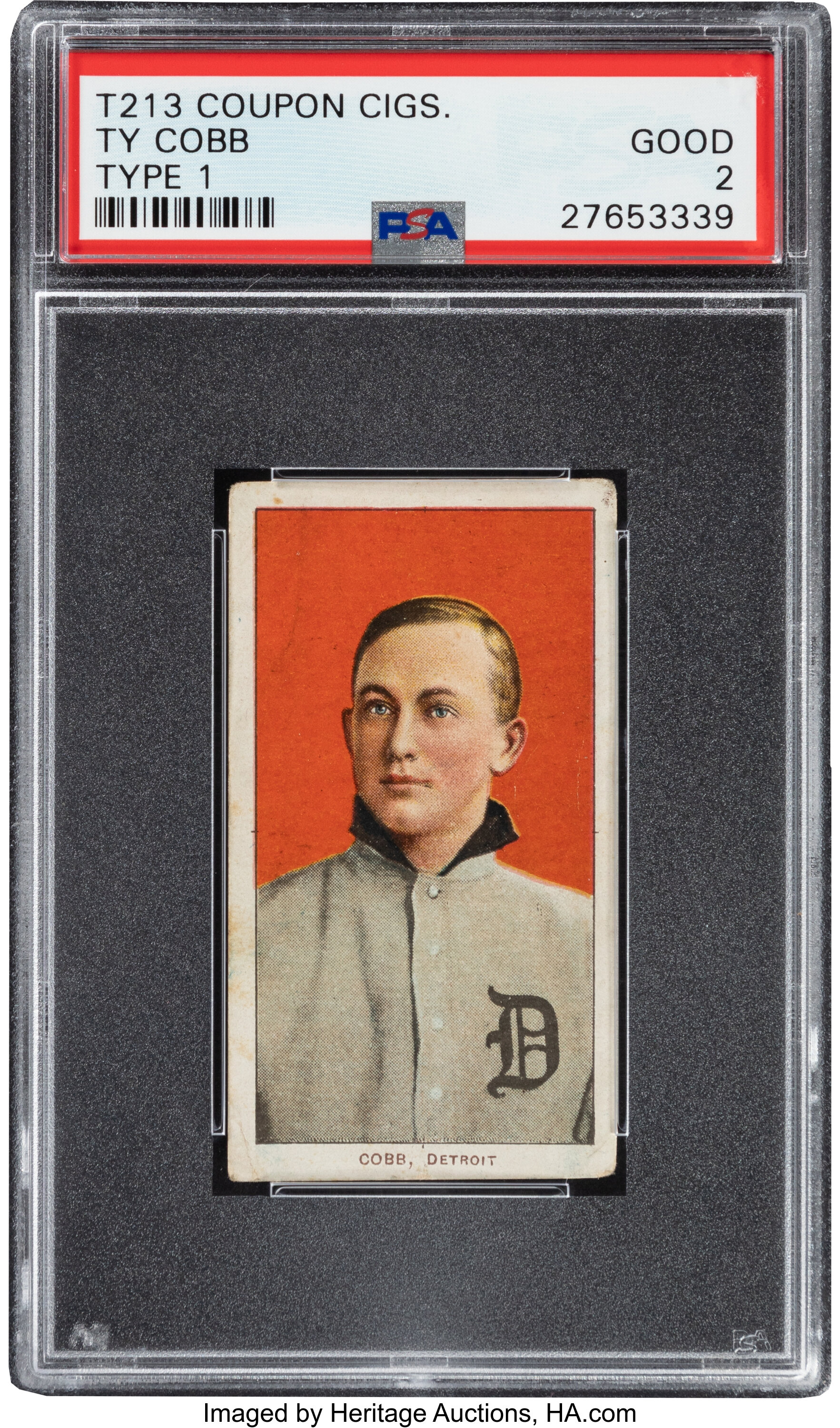 1908 E102 TY COBB REPRINT CARD - Detroit Tigers Tobacco Card –