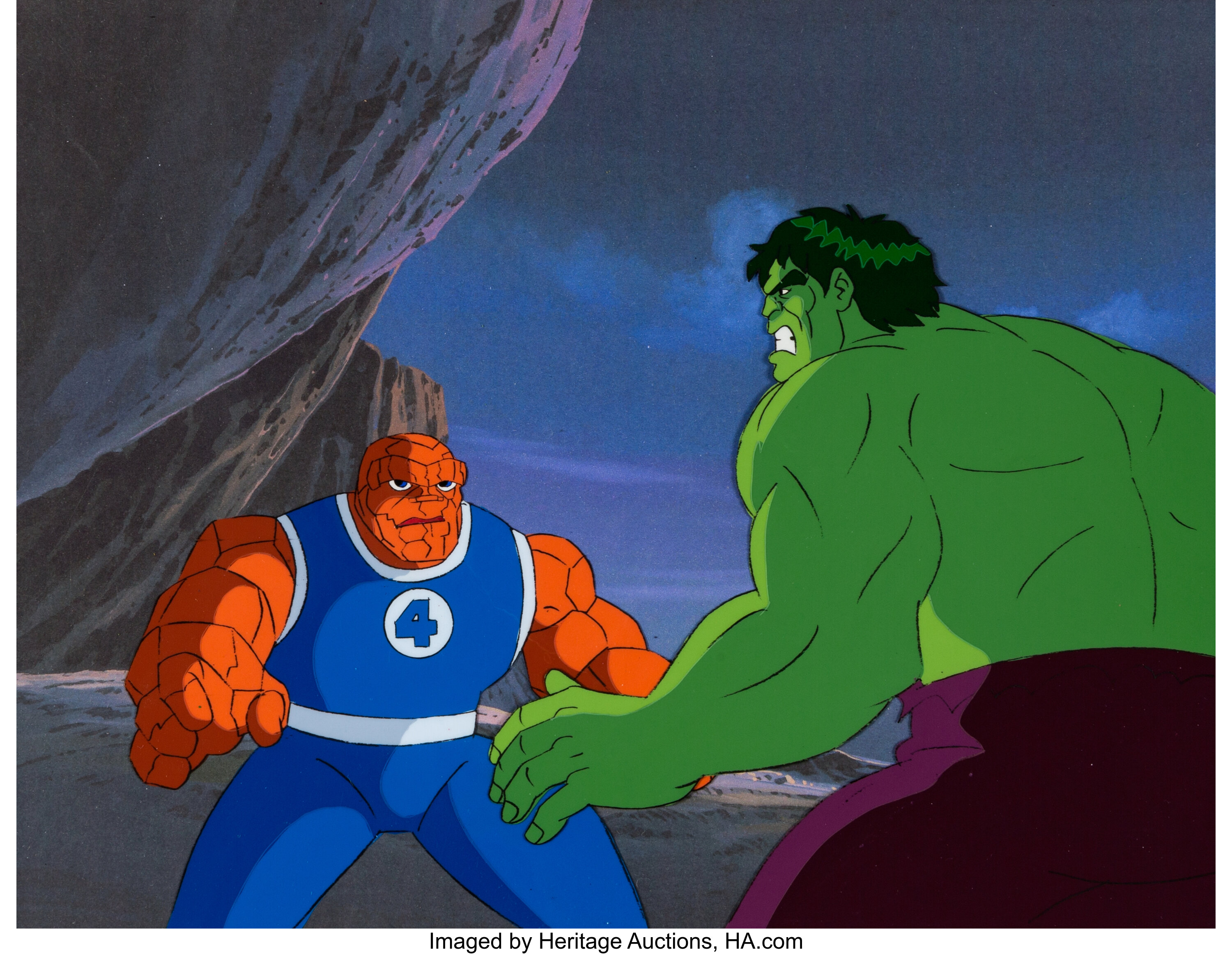 the thing fantastic four vs hulk