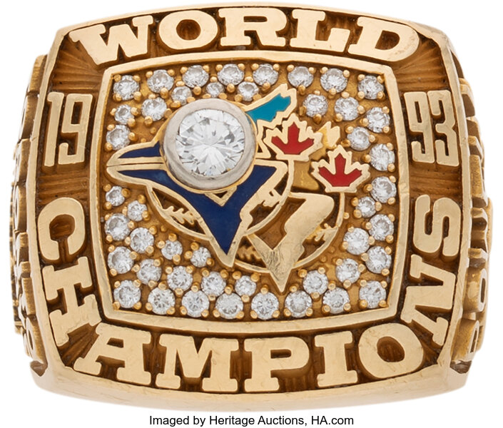 Vintage Toronto Blue Jays 1993 World Series Champions Baseball 