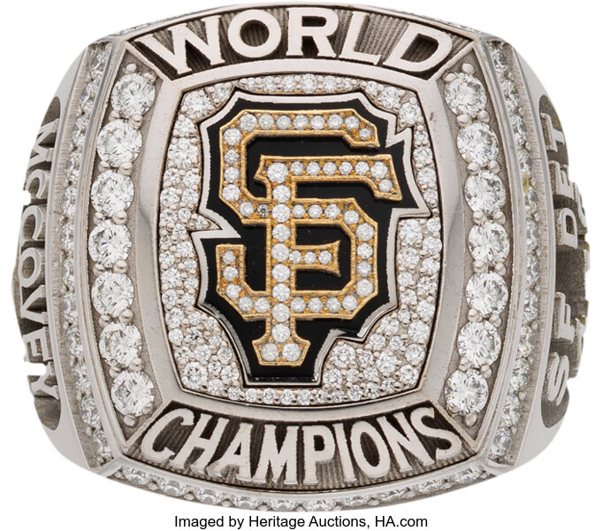 San Francisco Giants Fanatics Authentic 2012 World Series Champions Gold  Glove Team Logo Baseball Display Case