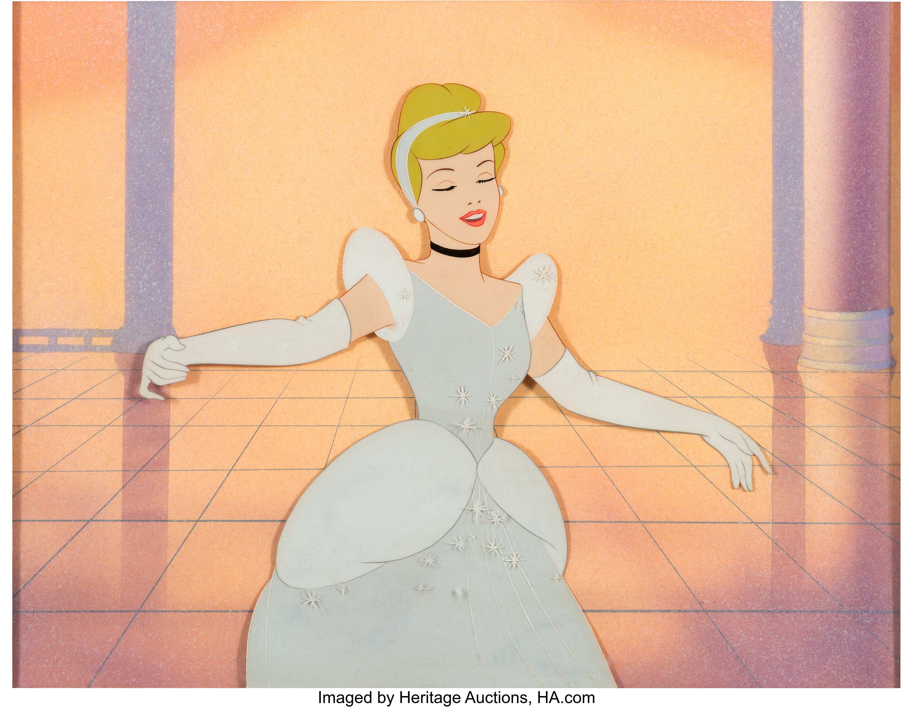 Cinderella Production Cel (Walt Disney, 1950).... Animation Art | Lot ...