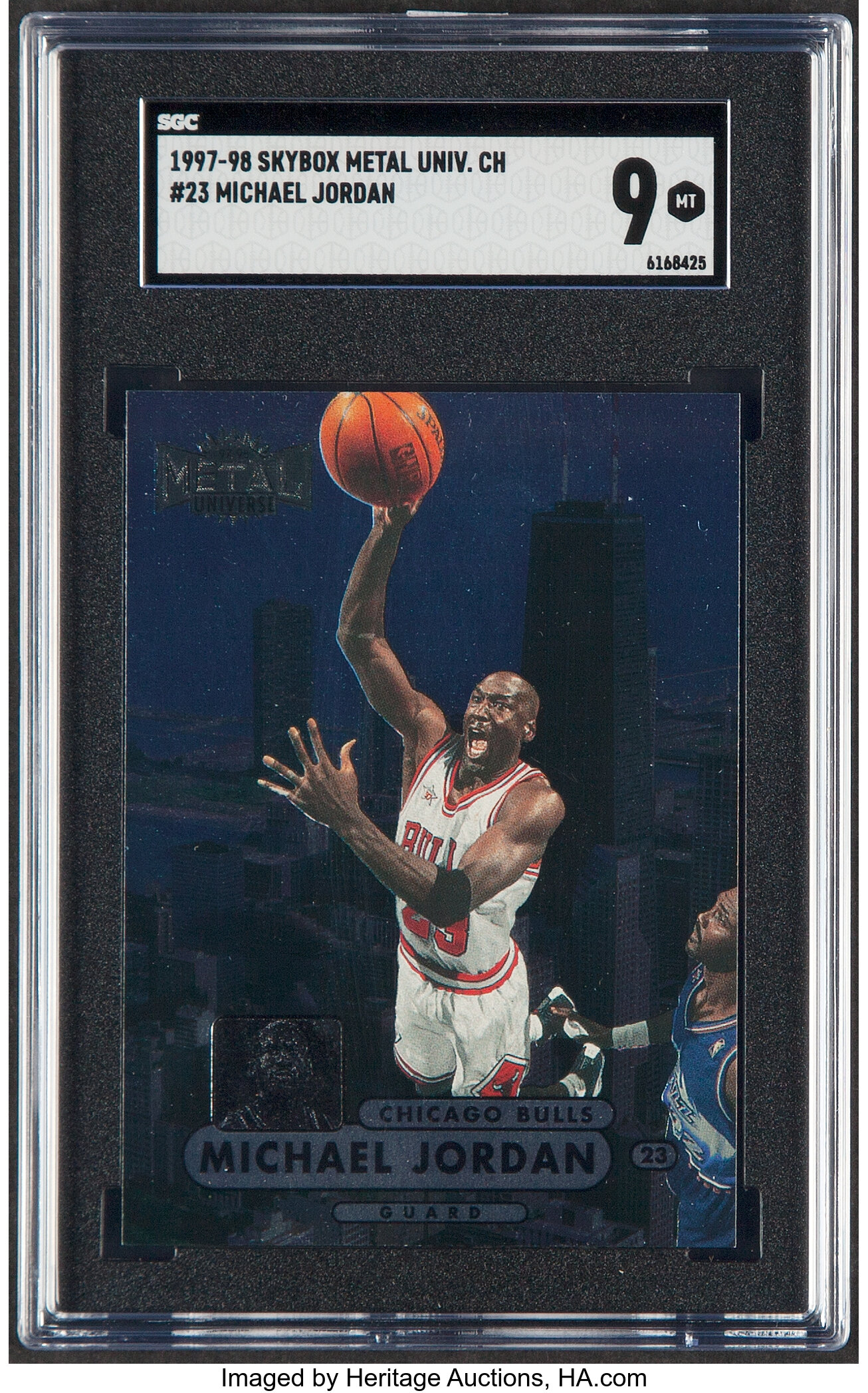 1997-98 Skybox Metal Universe Championship Michael Jordan #23 SGC