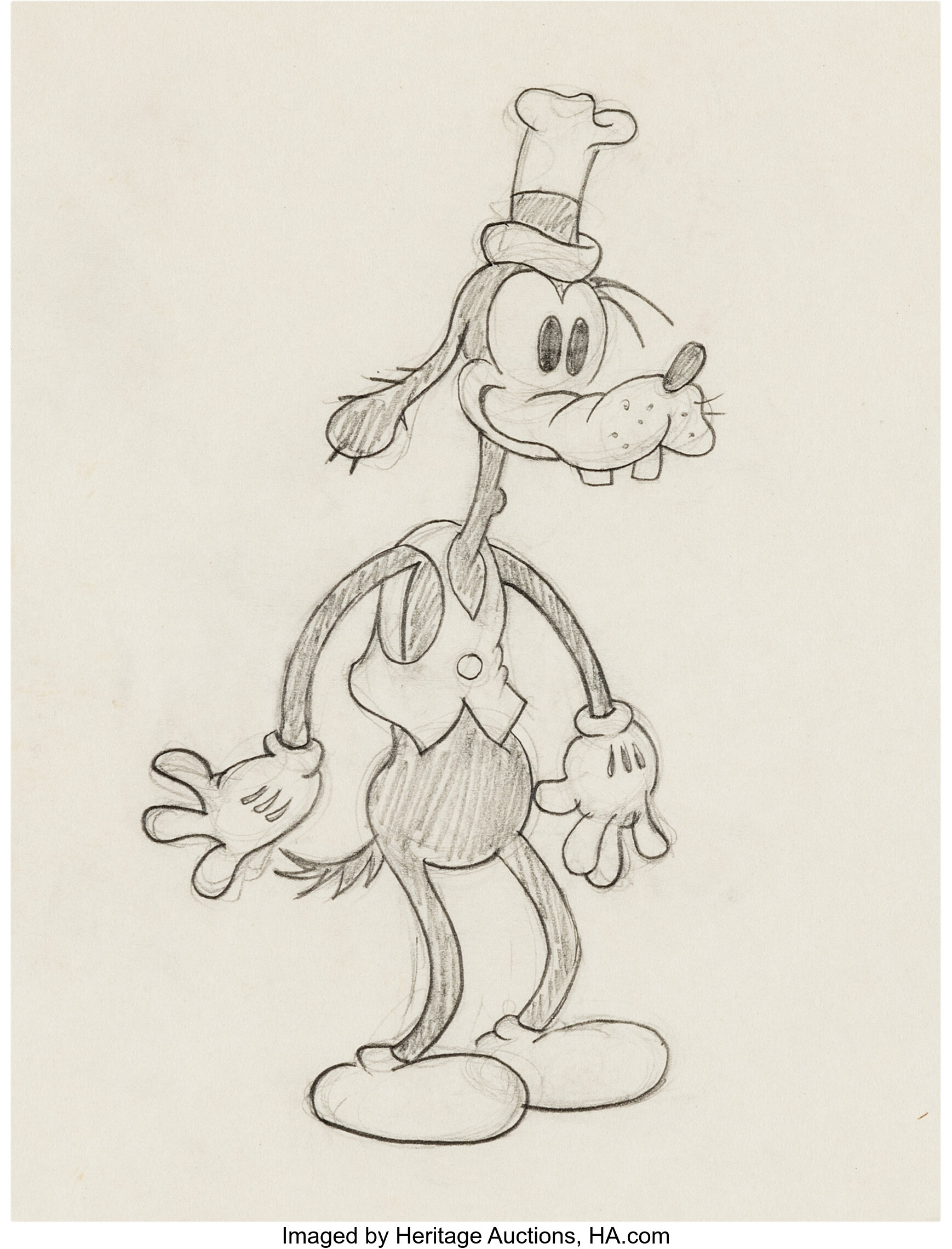 original goofy drawing