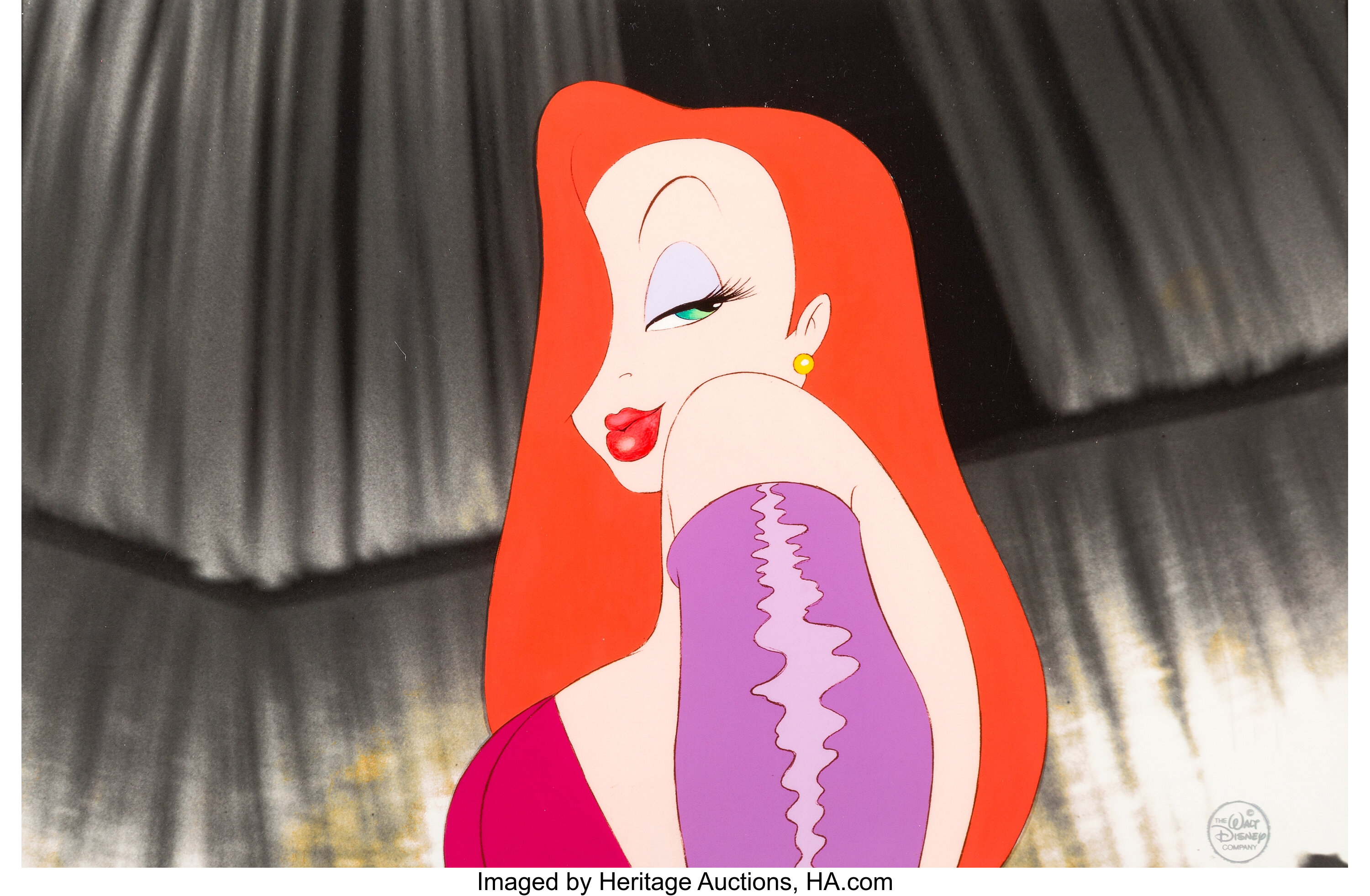 Who Framed Roger Rabbit Jessica Rabbit Production Cel Lot 17273 Heritage Auctions 