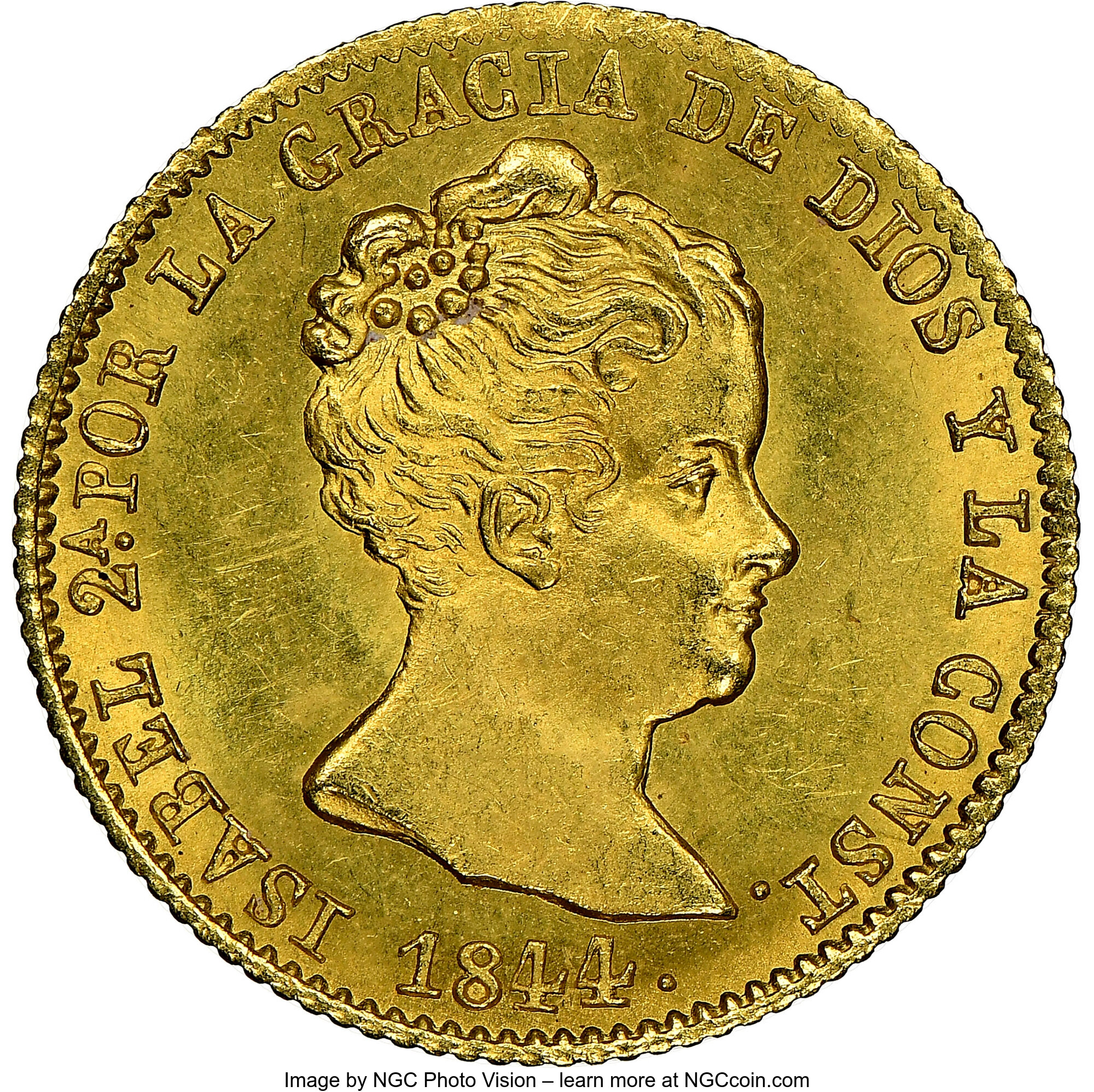 Spain Isabel II gold