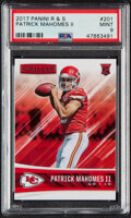 2017 Panini Score 403 Patrick Mahomes Rookie PSA 9 Mint Kansa -   Denmark