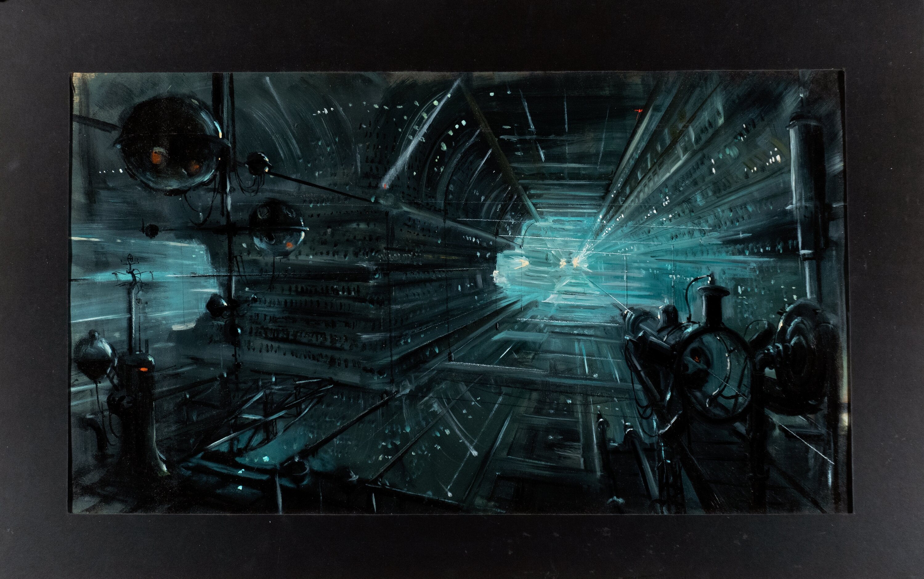 Star Trek: Next Generation Concept Oil Painting of "Borg Lot #89877 |