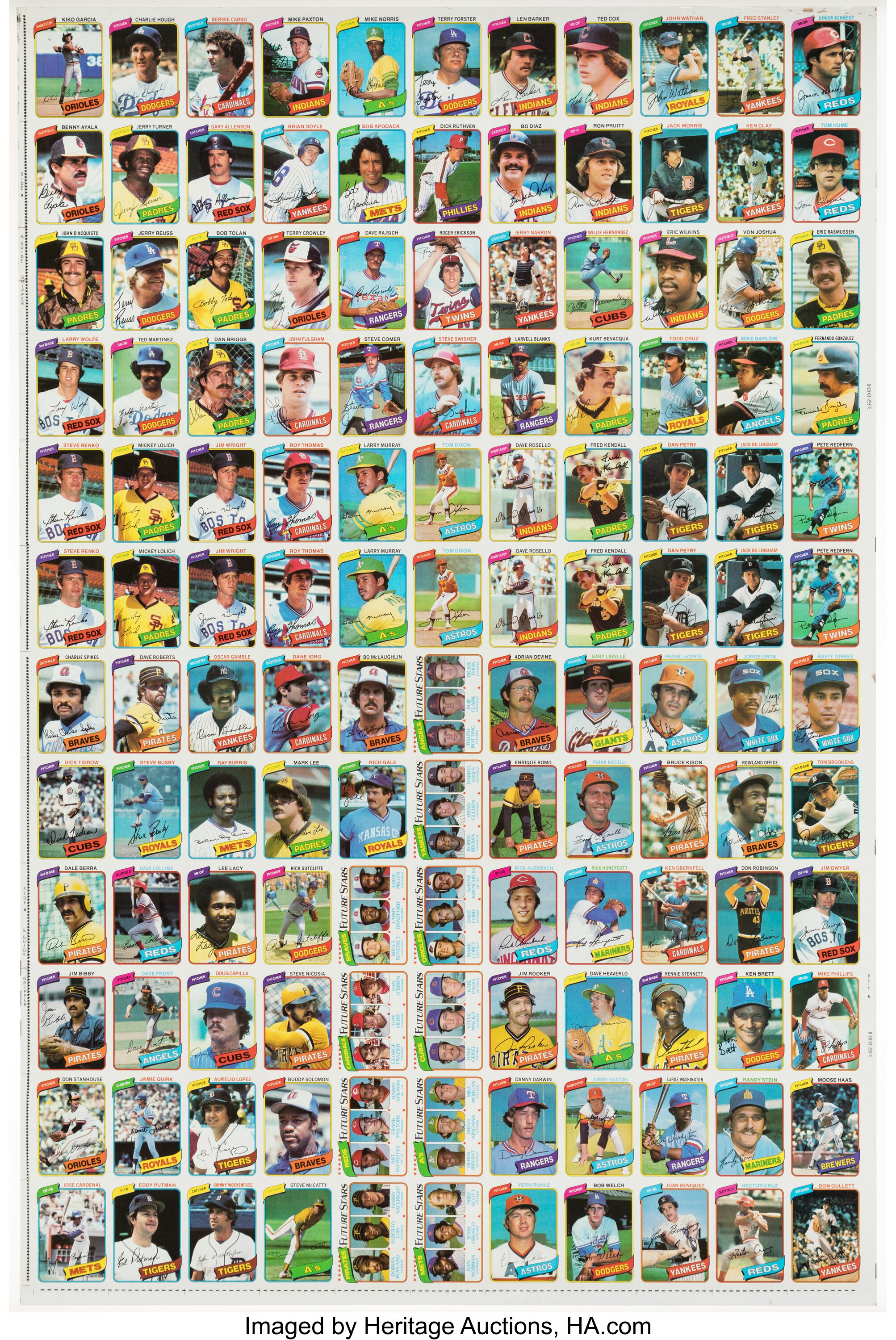 1980 TOPPS BASEBALL