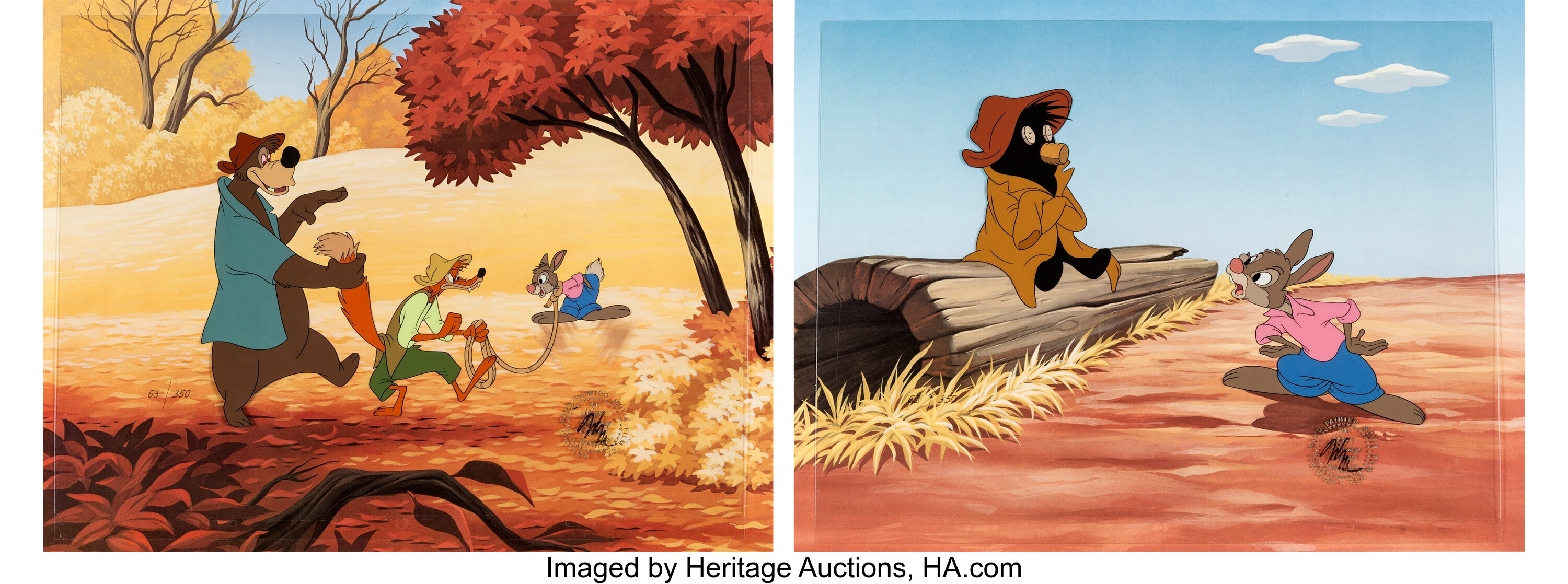 Song Of The South Limited Edition 2 Cel Suite 63 350 Walt Disney Lot Heritage Auctions