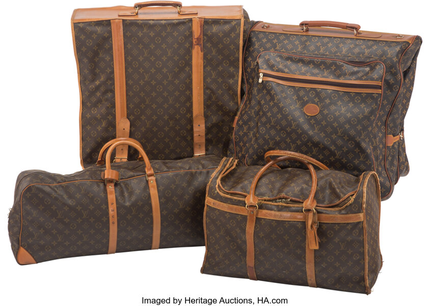 Sold at Auction: Louis Vuitton, Louis Vuitton Soft Side Luggage Case