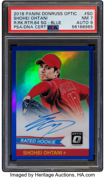 2018 Donruss Baseball and Panini America's Debut of Shohei Ohtani