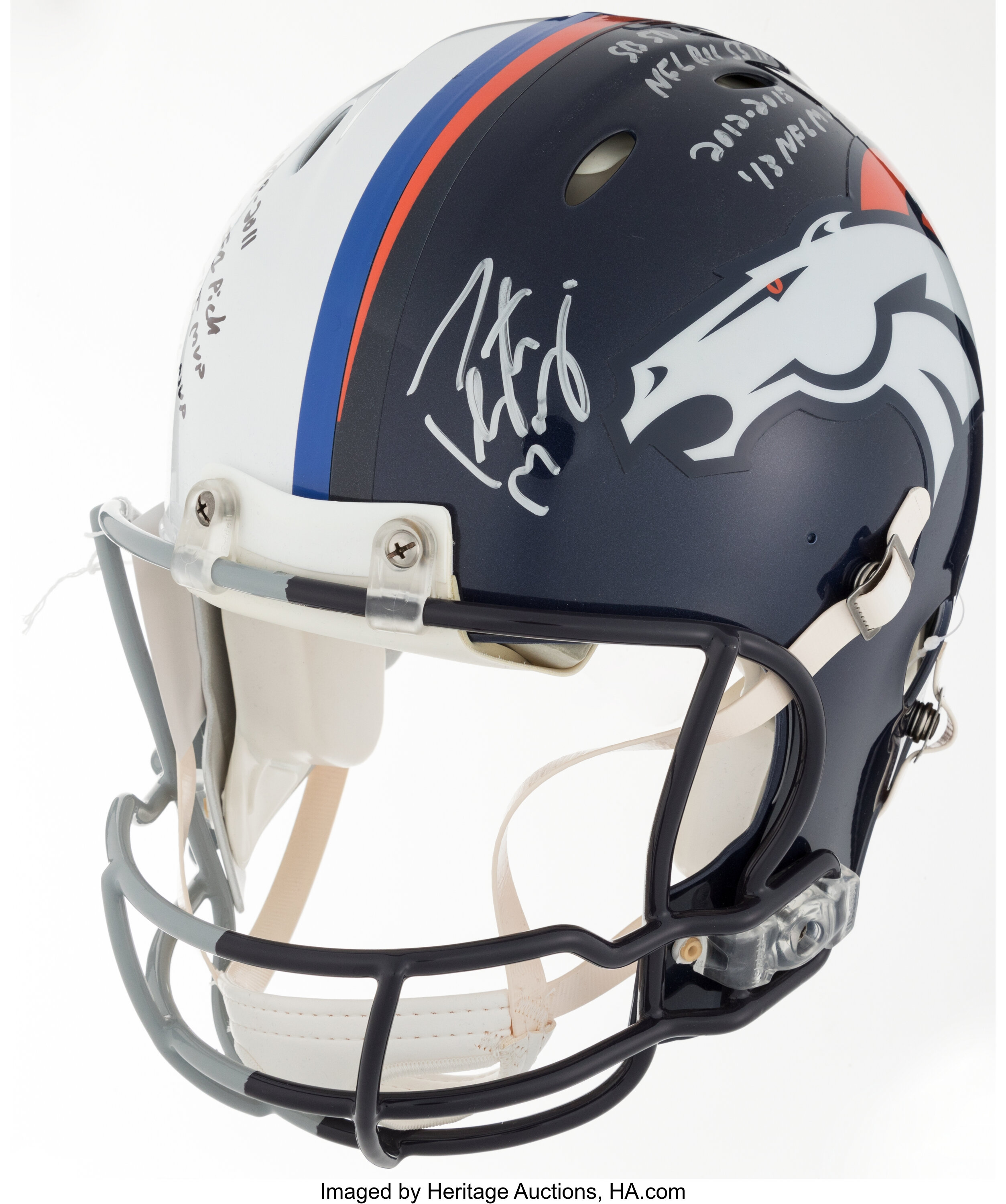 Peyton Manning Signed by Riddell Helmet Company to Help with