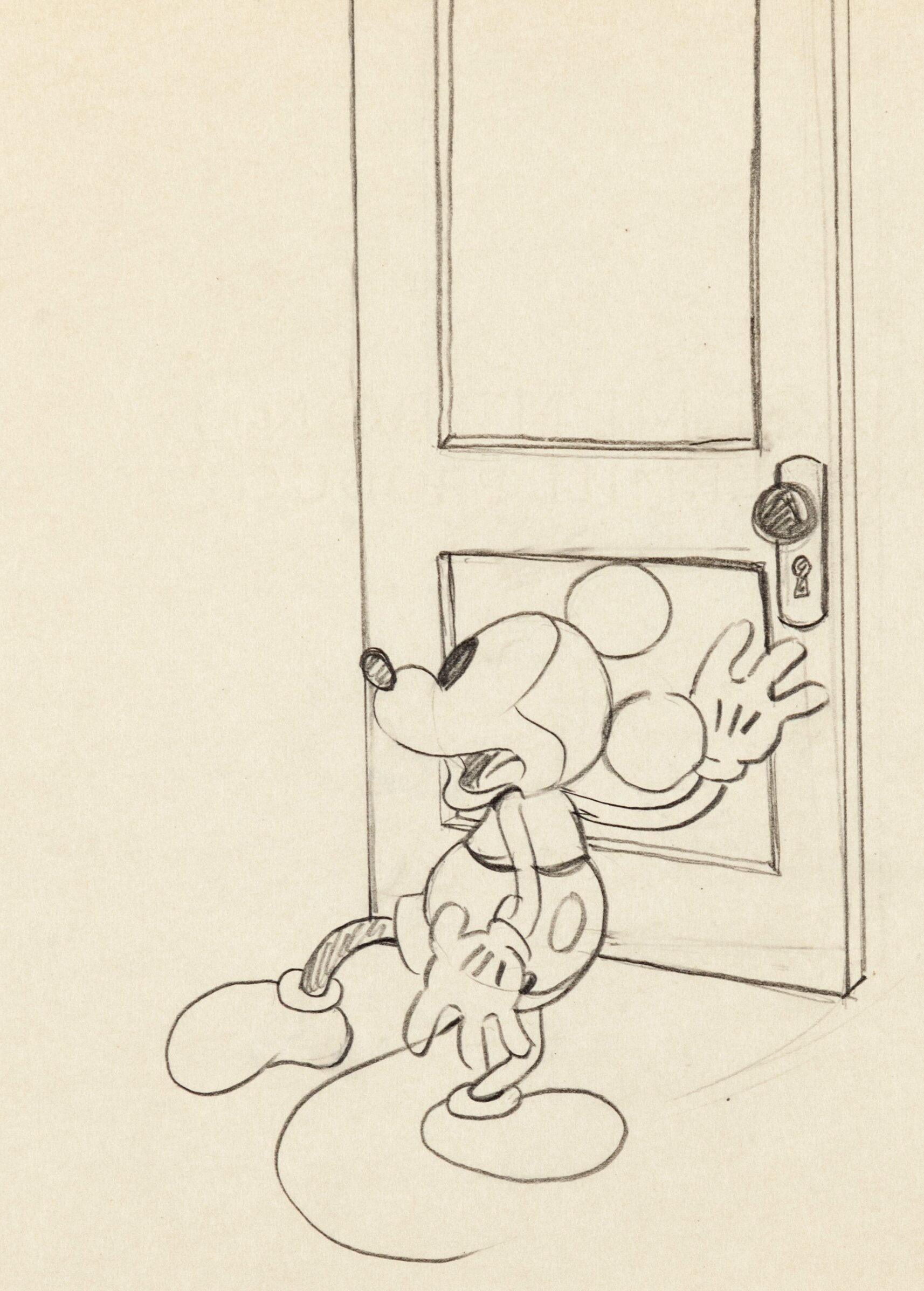 evil mickey mouse drawing