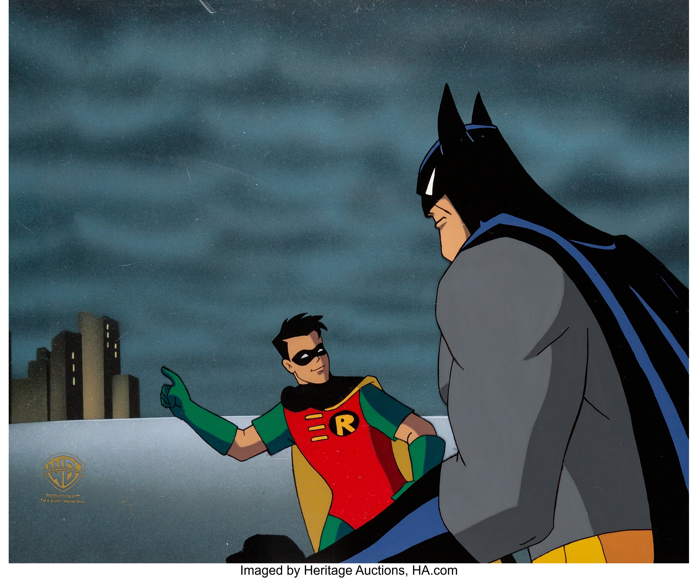 Batman: The Animated Series Batman and Robin Production Cel Setup | Lot  #18370 | Heritage Auctions