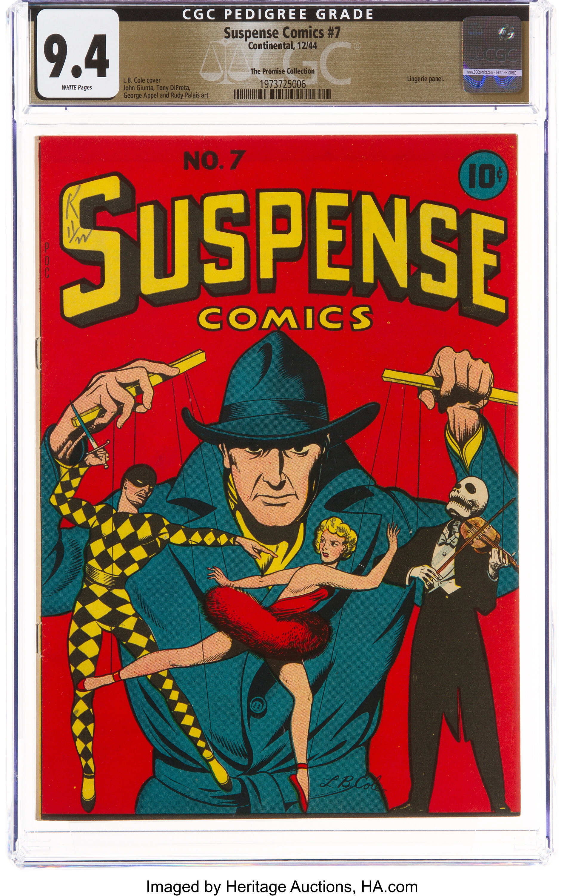 Suspense Comics #7 The Promise Collection Pedigree (Continental | Lot  #92161 | Heritage Auctions