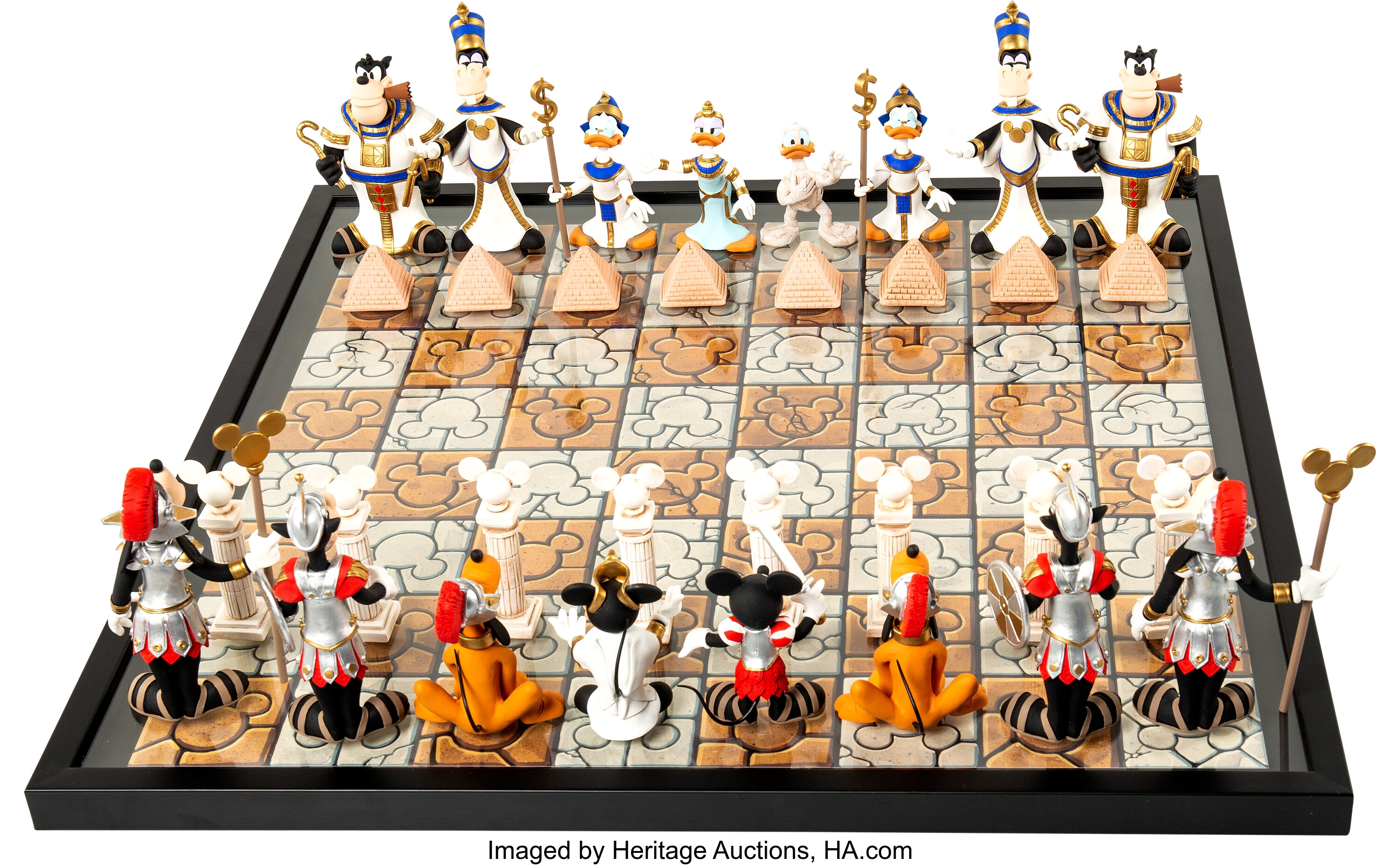 Chess - CPA CHESS, ECHECS, DISNEY CHARACTERS PLAYING CHESS, DONALD