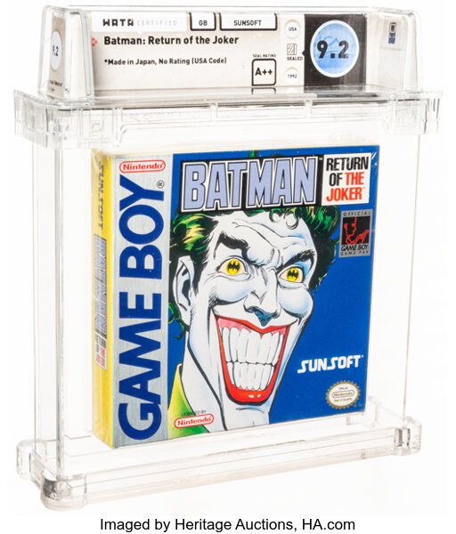 Batman: Return of the Joker - Wata  A++ Sealed, GB Sunsoft 1992 | Lot  #67038 | Heritage Auctions