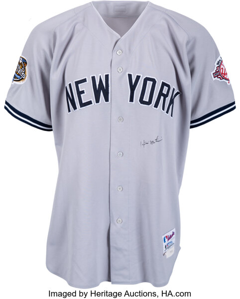 2003 Hideki Matsui World Series Game Worn & Signed New York Yankees, Lot  #81111