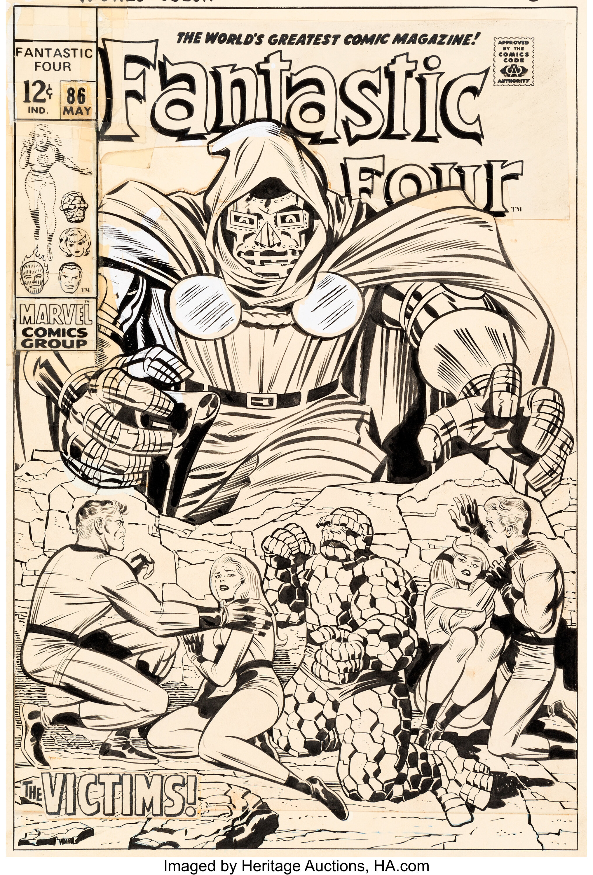 Jack Kirby Fantastic Four Art