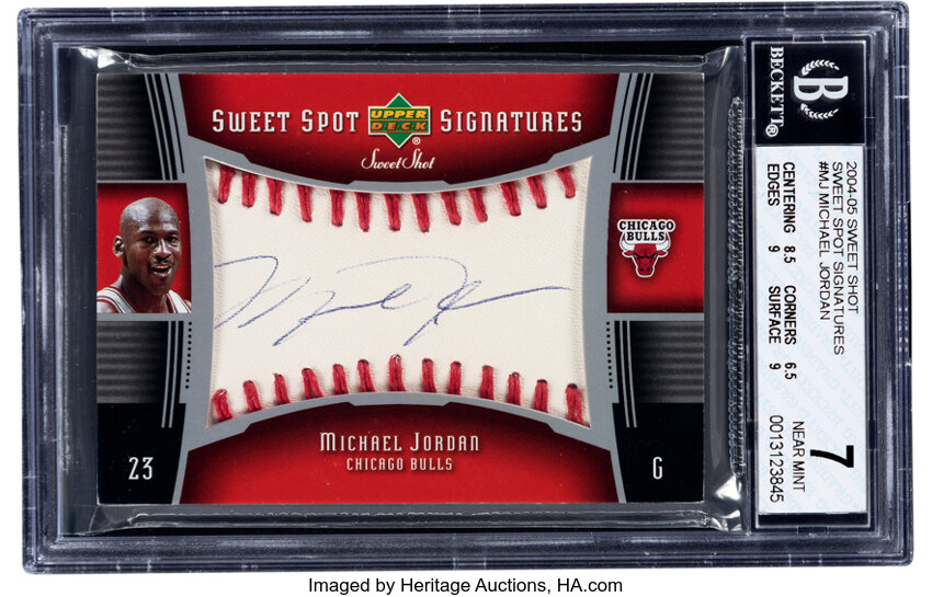 2004 Sweet Shot Michael Jordan (Sweet Spot Signatures) #MJ BGS NM