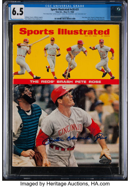 Cincinnati Reds Pete Rose Sports Illustrated Cover Framed Print