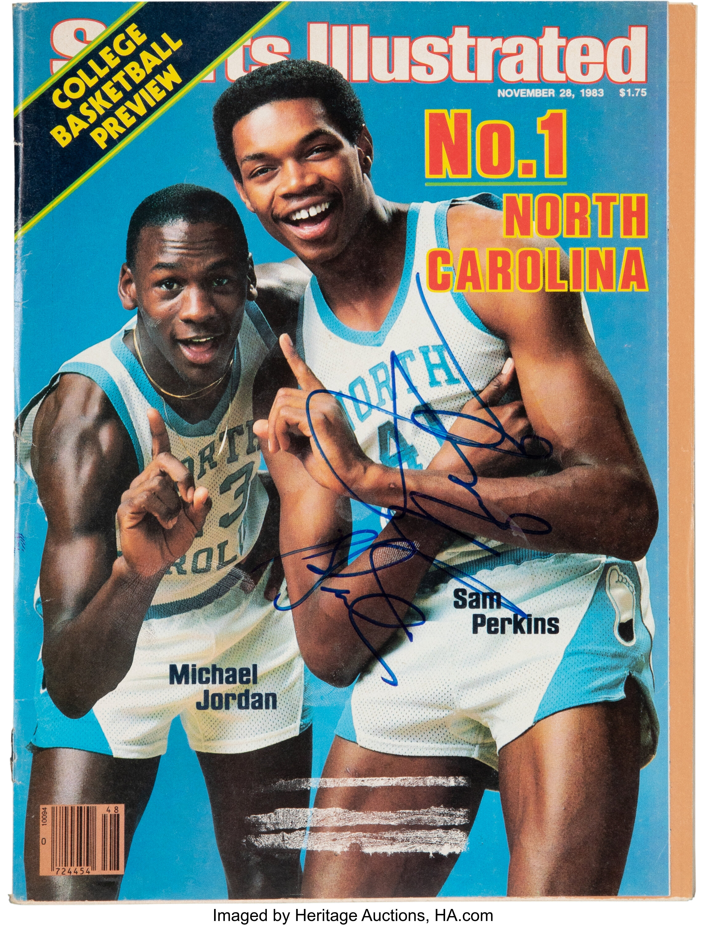 Sam Perkins and Michael Jordan at UNC campus - Sports Illustrated