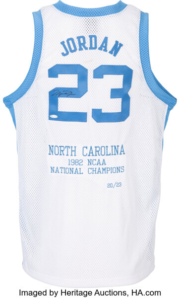 Michael Jordan UNC jersey auctioned for $1.38 million - Los