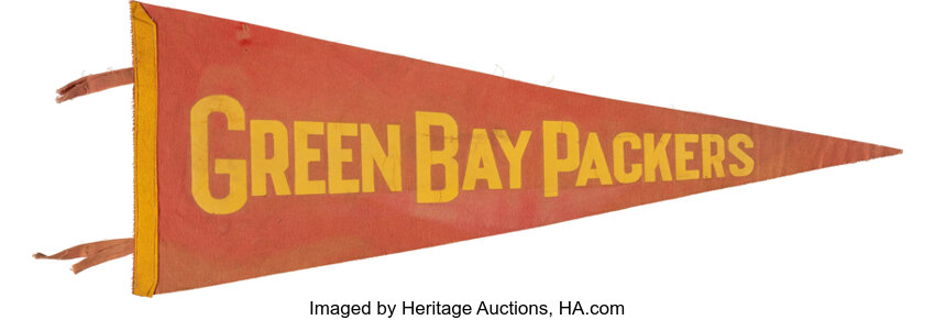 : Green Bay Packers Heritage History Banner Pennant