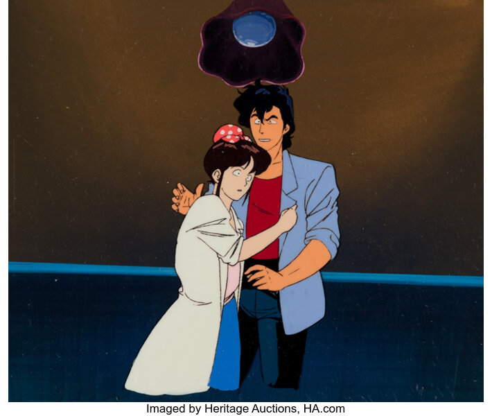 City Hunter Ryo Saeba And Sayuri Kaionji Production Cel With Lot 473 Heritage Auctions