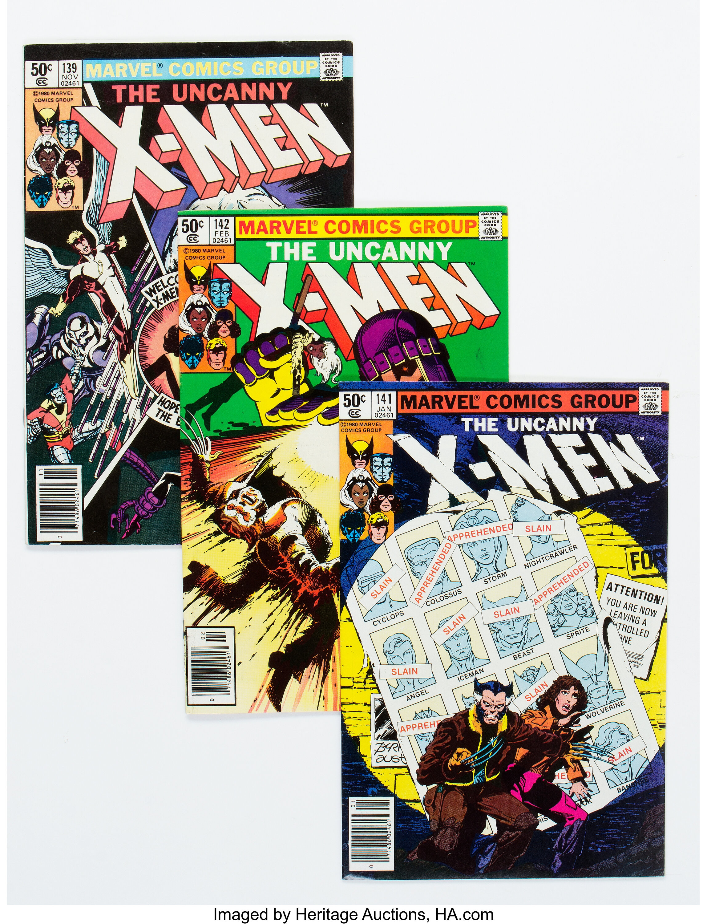 X Men 139 143 Days Of Future Past Group Marvel 1980 Lot Heritage Auctions