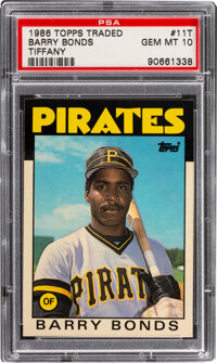 Barry Bonds (Pittsburgh Pirates) 1986 Topps Traded Baseball #11T