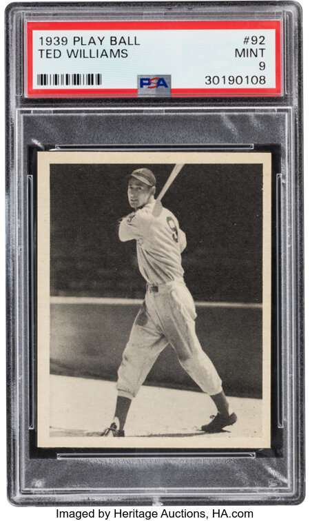 Ted Williams  PSA AutographFacts℠
