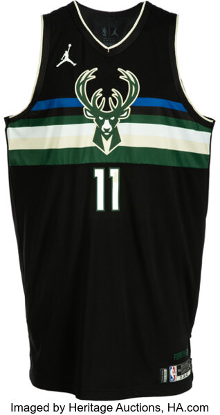 Brook Lopez - Milwaukee Bucks - City Edition Jersey - 2020-21 NBA