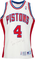 Late 1990s Detroit Pistons Signed Jerseys Lot of 3. Here we offer