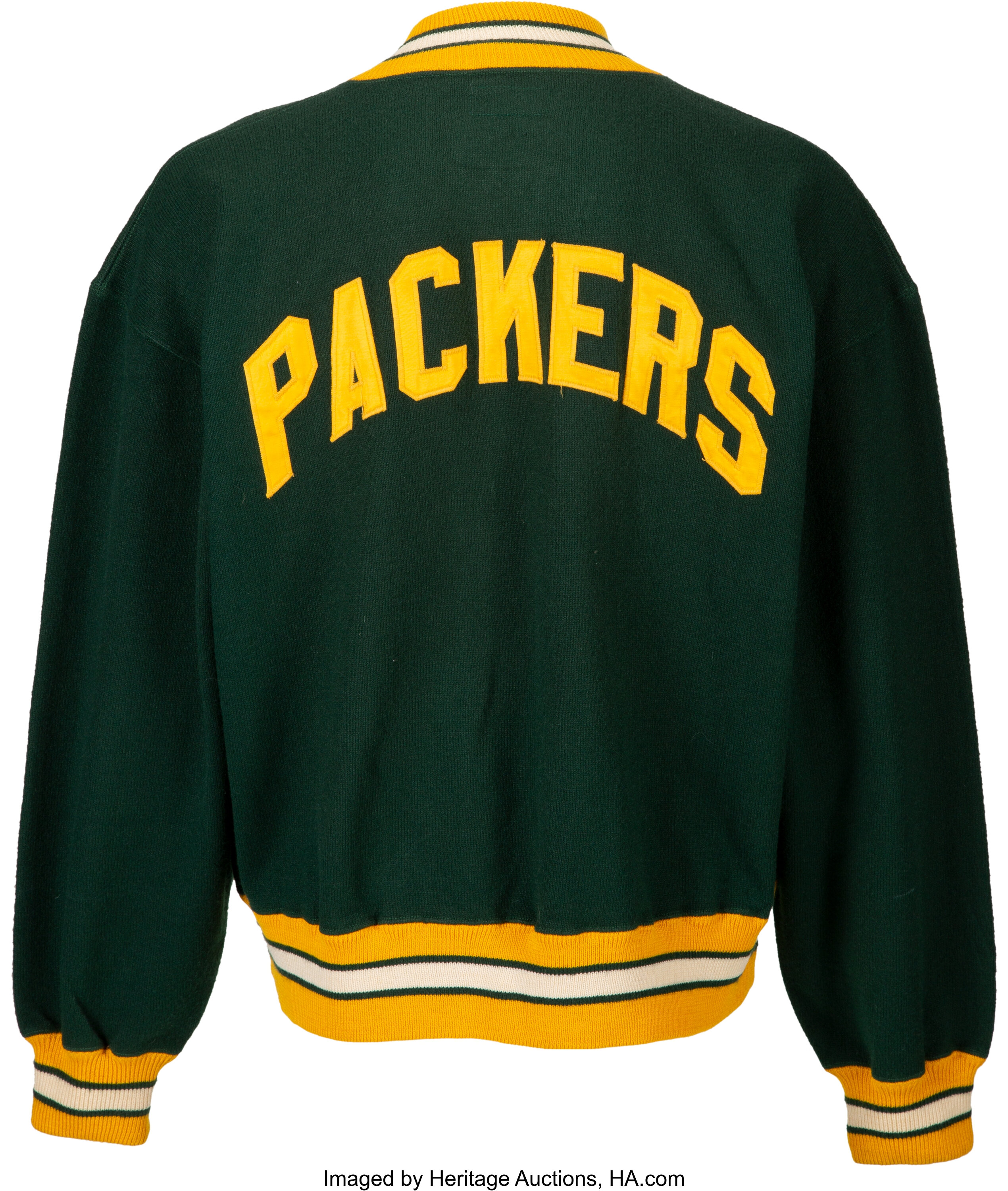 1960's Green Bay Packers Game Worn Sideline Sweatshirt Attributed, Lot  #81187