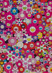 Murakami Louis Vuitton Monogram Screenprint sold at auction on 6th December