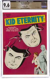 Kid Eternity #18 The Promise Collection Pedigree (Quality, 1949) CGC NM+ 9.6 Off-white to white pages