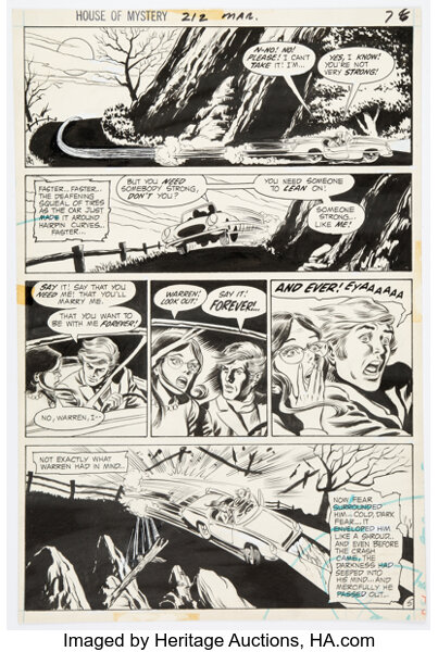 John Calnan And Murphy Anderson House Of Mystery 212 Story Page 5 Lot 47031 Heritage Auctions