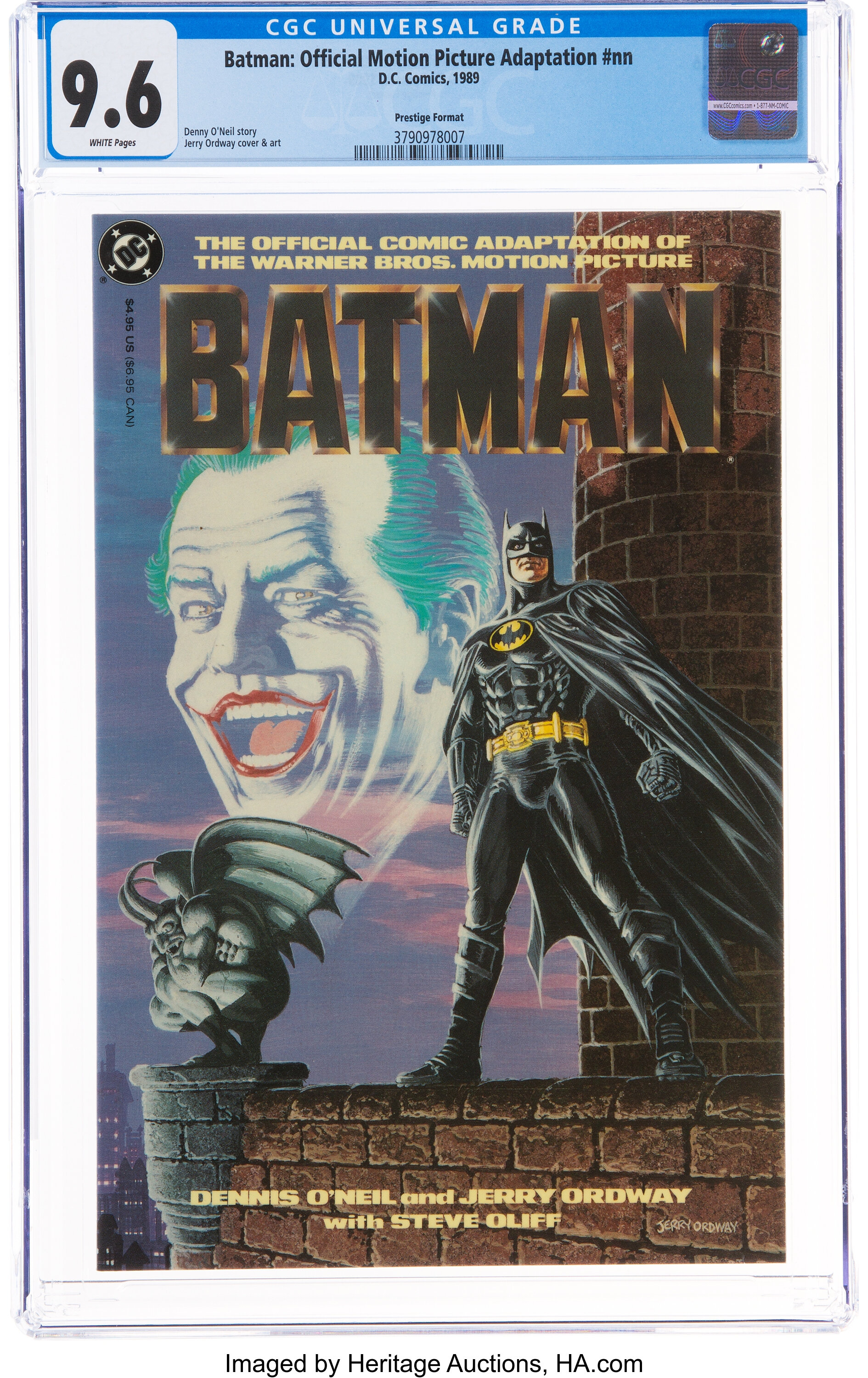 Batman: Official Motion Picture Adaptation #nn (DC, 1989) CGC NM+ | Lot  #11216 | Heritage Auctions