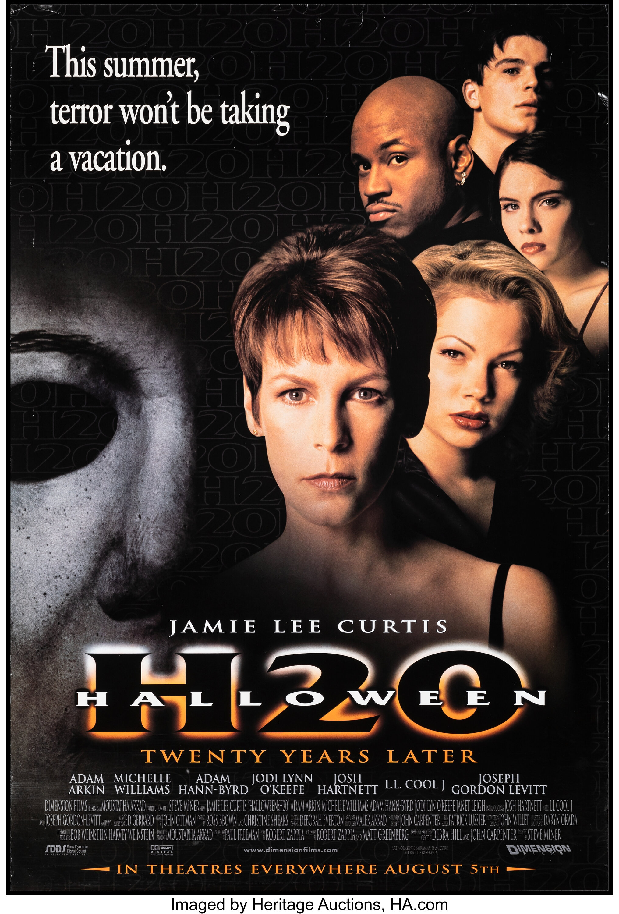 <b>Halloween</b> H<b>20</b> & Other Lot (Dimension, 1998). 