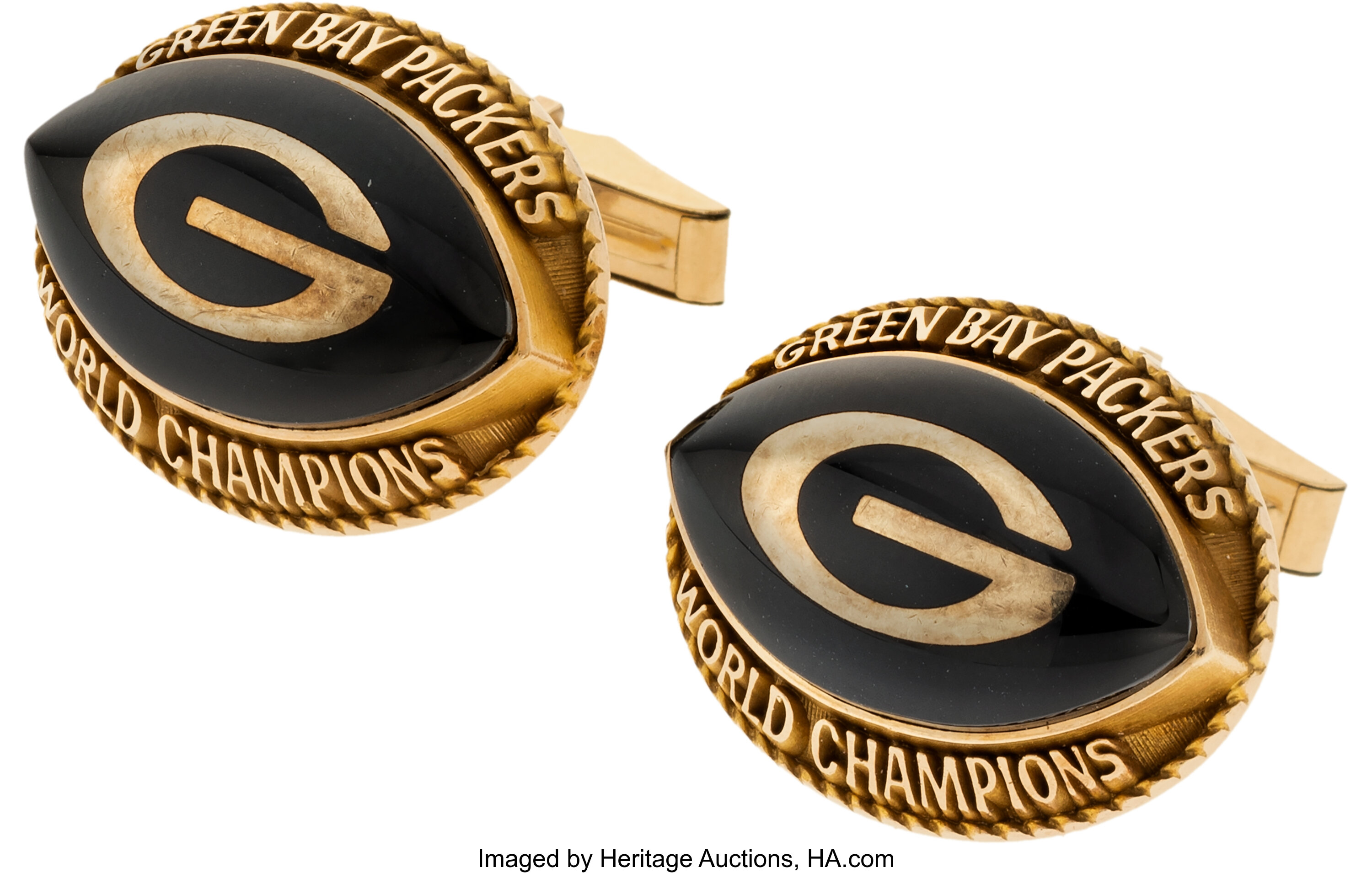 Green Bay Packers Team Football Cuff Links