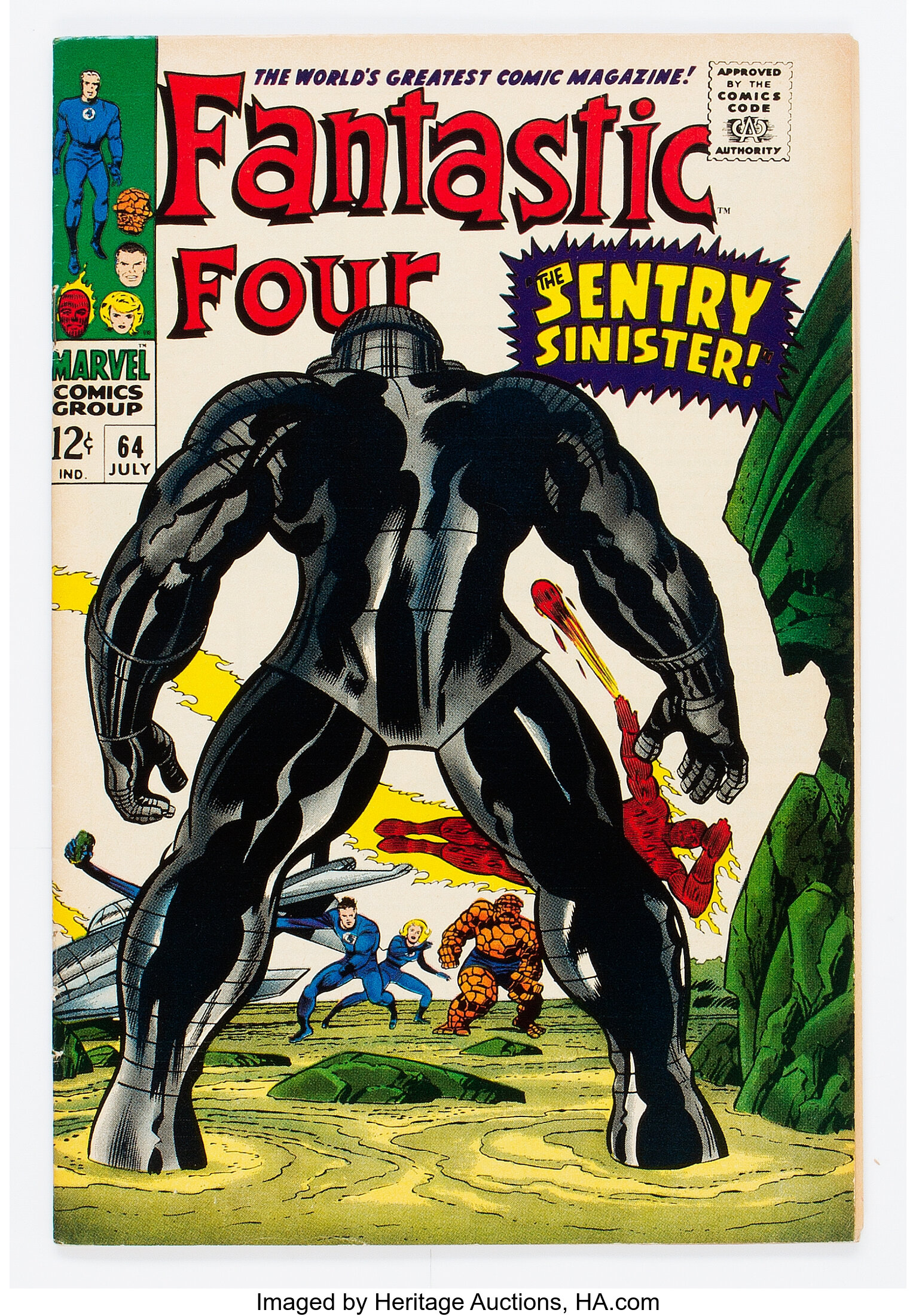 Fantastic Four #64 Signed by Stan Lee and Jack Kirby (Marvel, 1967) | Lot  #11414 | Heritage Auctions