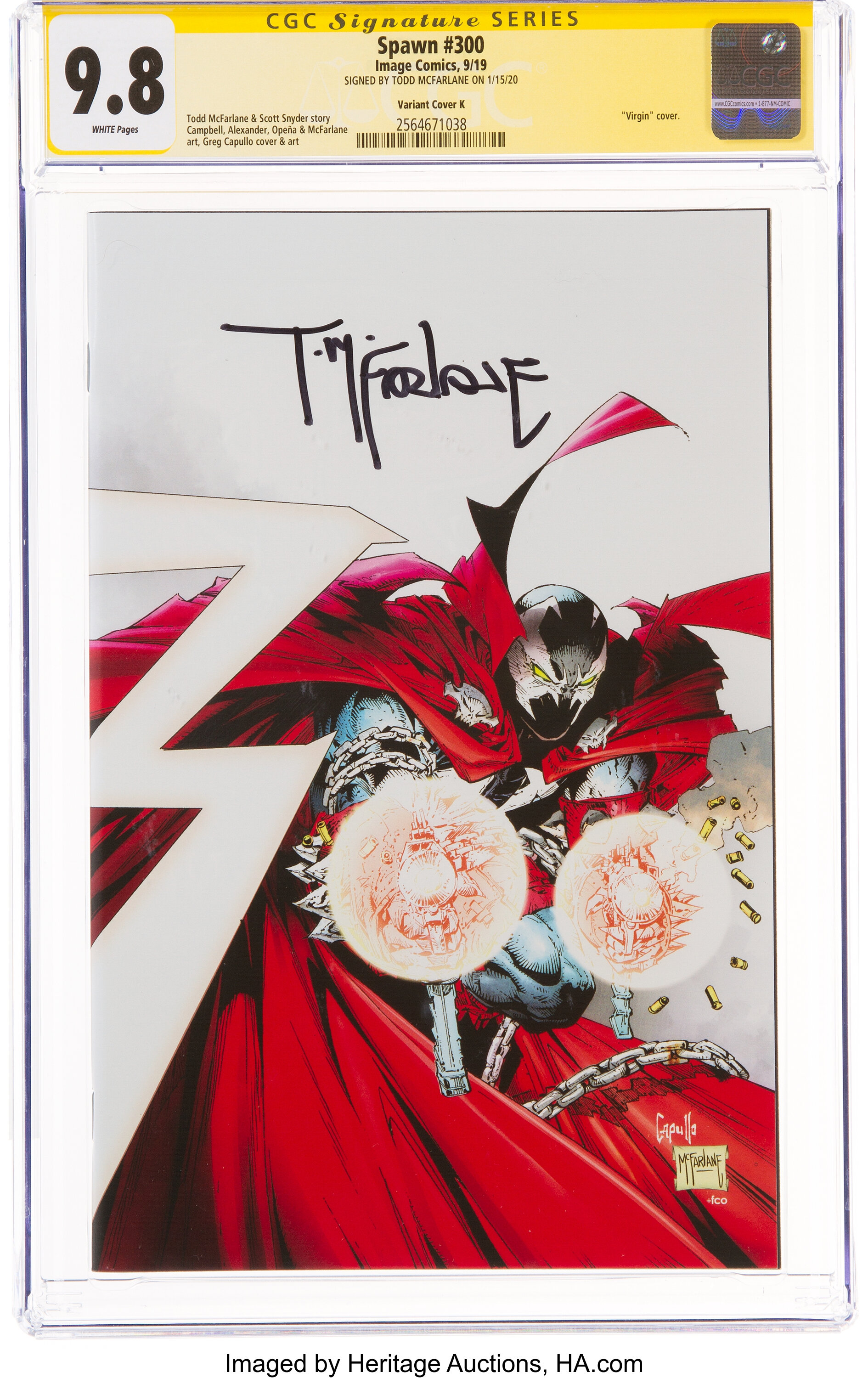 NM SPAWN # 300 CAPULLO VIRGIN VARIANT COVER ! 