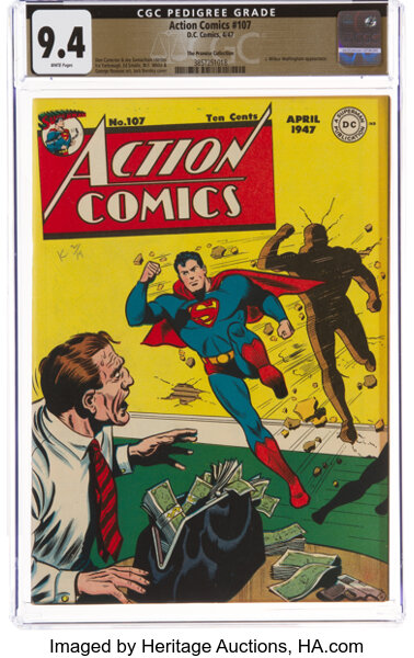 Golden Age (1938-1955):Superhero, Action Comics #107 The Promise Collection Pedigree (DC, 19...