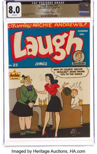 Laugh Comics 23 The Promise Collection Pedigree Archie 1947 Cgc Lot 135 Heritage Auctions