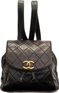 BLACK VELVET AND LEATHER WITH GOLD-TONE METAL BACKPACK, CHANEL, A  Collection of a Lifetime: Chanel Online, Jewellery