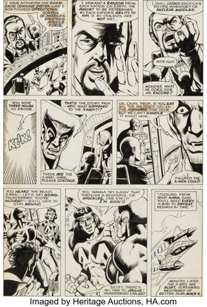 Original Comic Art:Story Page, Dave Cockrum and Bob McLeod X-Men