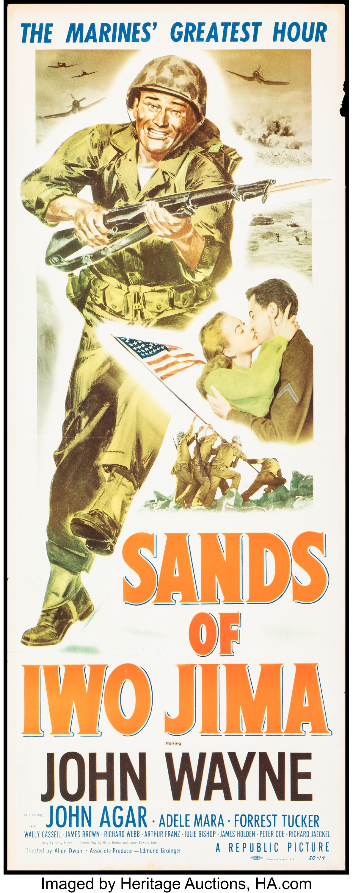 sands of iwo jima movie poster